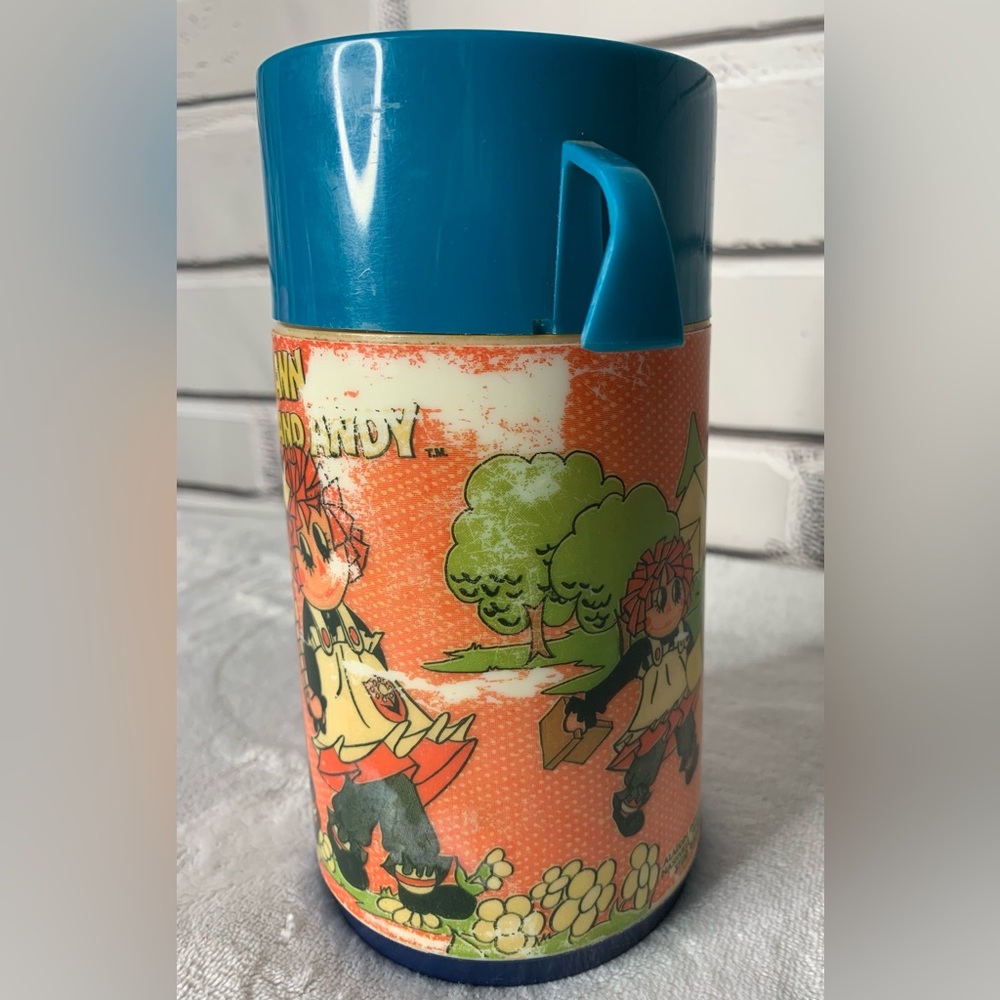 3/$30 1973 Raggedy Ann & Andy Thermos – Bobbs-Merrill Co. –Vintage Collectible - Picture 6 of 14